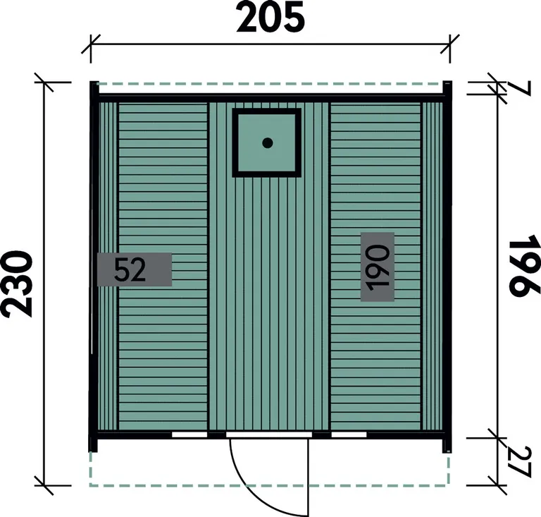 Wolff Finnhaus Fass-Sauna 230 2