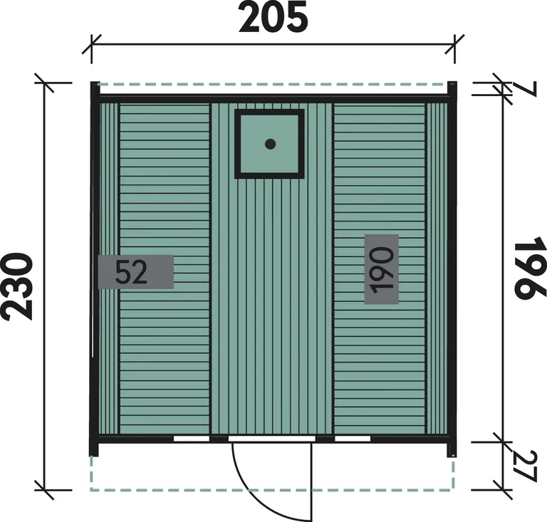 Wolff Finnhaus Fass-Sauna 230 2