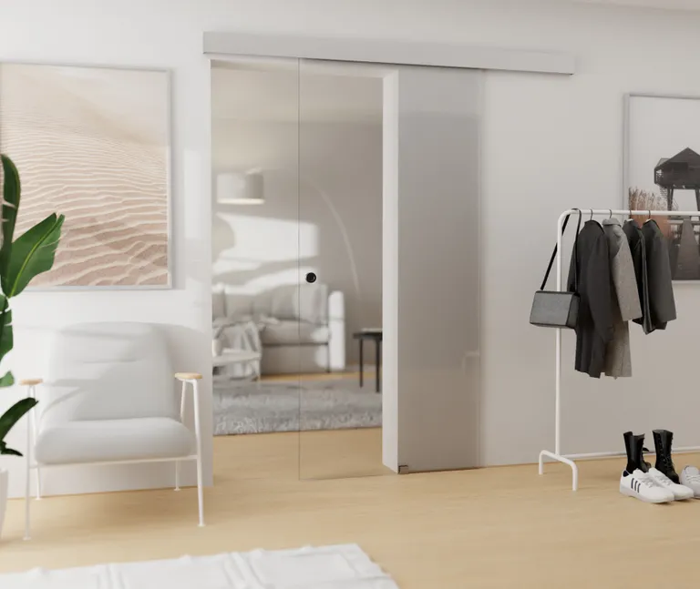 HORI Glasschiebetür 8 mm ESG Klarglas 2