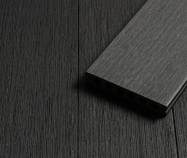 HORI Terrassendielen WPC Safety Schutzummantelung anthrazit modern grob strukturiert/glatt gebürstet 23 x 143 mm 0