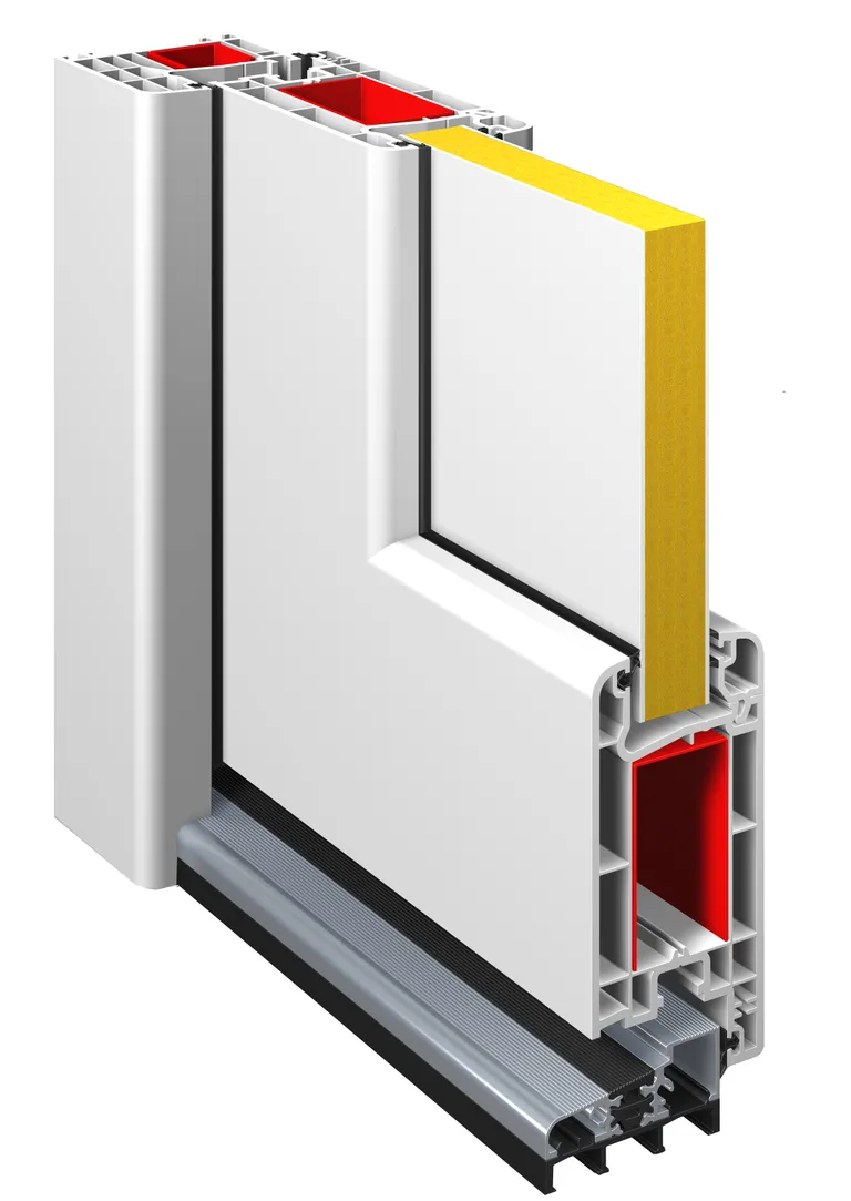 HORI Kunststoff Haustür Curve 2