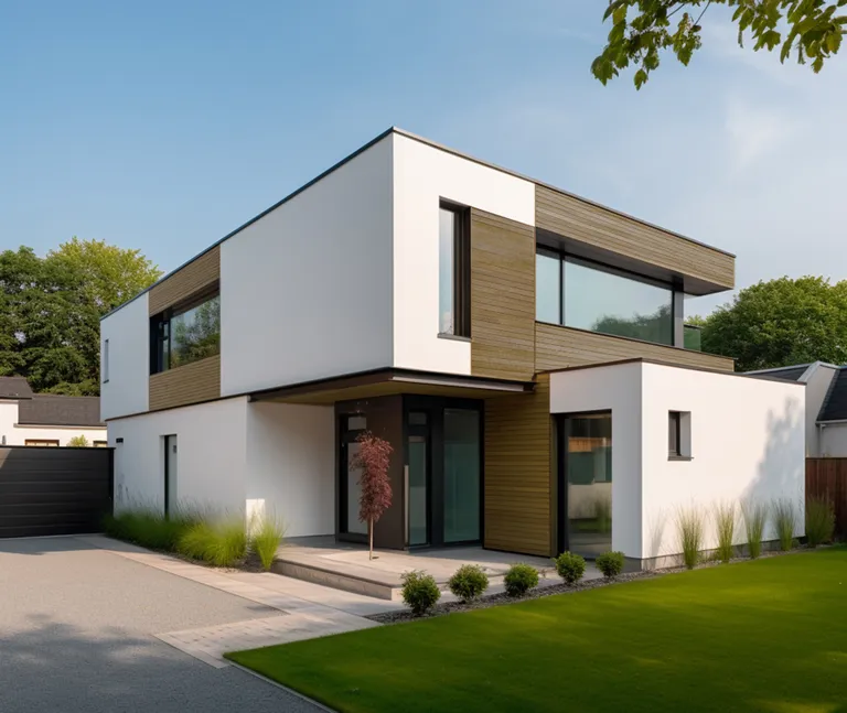 HORI Aluminium Fassadenverkleidung Eiche Holzstruktur 1