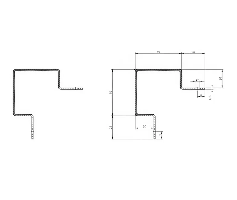 HORI WPC Fassade Eckprofil 4