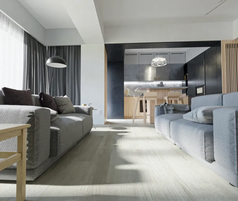 HORI Klick-Hartvinylboden Rigid SPC Eiche weiss Perth Landhausdiele Holzstruktur 3