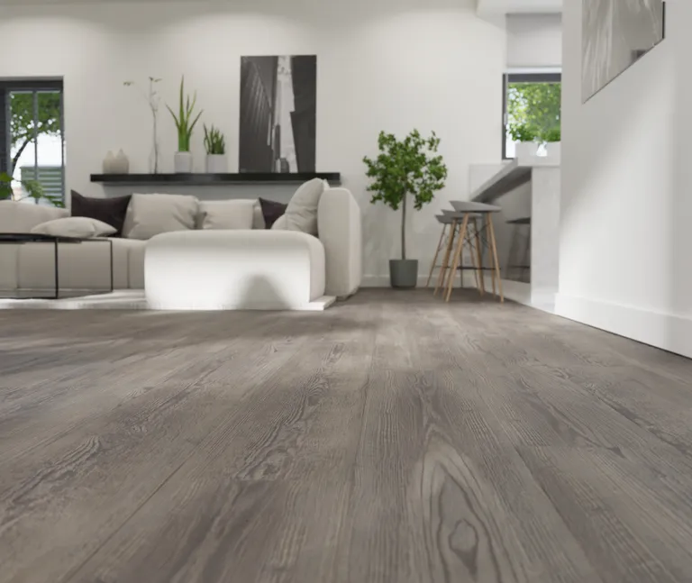 HORI Klick-Hartvinylboden Rigid SPC Kiefer Vintage dunkel Bendigo Landhausdiele Holzstruktur 5