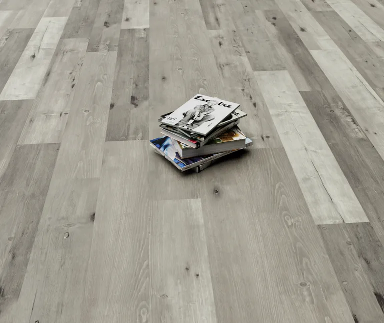 HORI Klick-Hartvinylboden Rigid SPC Kiefer Vintage grau Mackay Landhausdiele Holzstruktur 2