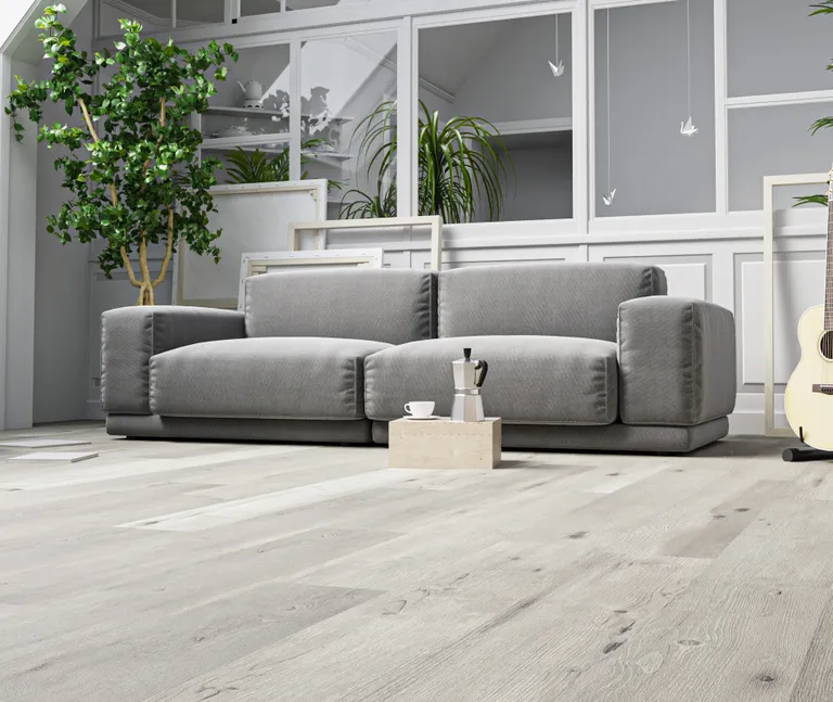 HORI Klick-Hartvinylboden Rigid SPC Kiefer Vintage grau Mackay Landhausdiele Holzstruktur 5