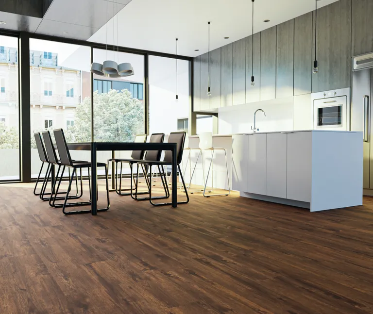 HORI Klick-Hartvinylboden Rigid SPC Eiche rustikal geräuchert Rockhampton Landhausdiele Holzstruktur 8