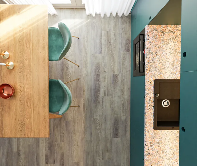 HORI Klick-Hartvinylboden Rigid SPC Eiche rustikal grau Hervey Bay Landhausdiele Holzstruktur 6