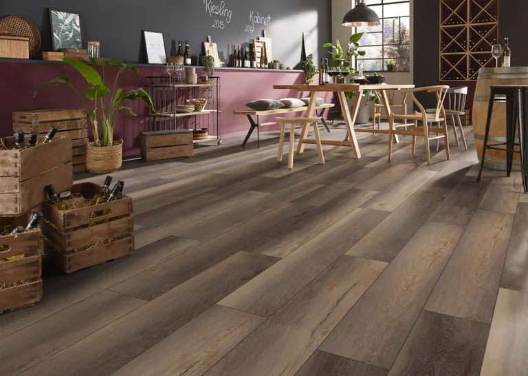 KRONOTEX Laminat Exquisit D 81002 Grarrenburg Eiche Braun Landhausdiele 5