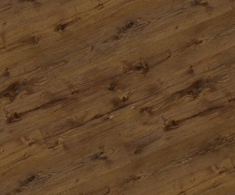 HORI Klick-Hartvinylboden Rigid SPC Eiche rustikal geräuchert Rockhampton Landhausdiele Holzstruktur 1