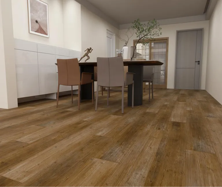 HORI Klick-Hartvinylboden Rigid SPC Kiefer Vintage braun Esperance Landhausdiele Holzstruktur 3