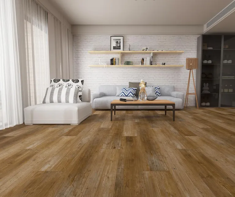HORI Klick-Hartvinylboden Rigid SPC Kiefer Vintage braun Esperance Landhausdiele Holzstruktur 4