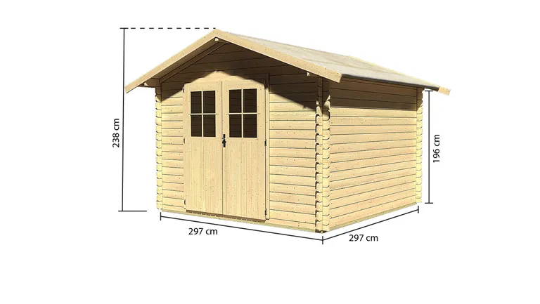 Karibu Gartenhaus Süden 6 4