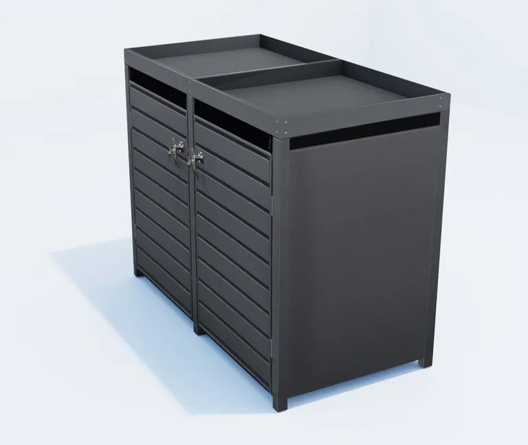 HORI Mülltonnenbox Cleanman 2 Steel 6