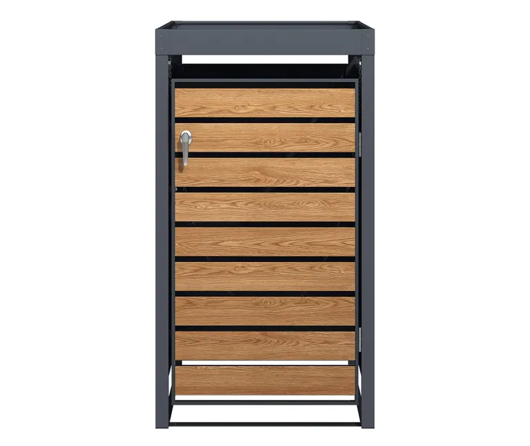 HORI Mülltonnenbox Cleanman 1 Wood 1