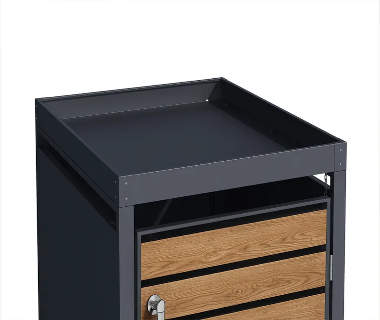 HORI Mülltonnenbox Cleanman 1 Wood 8