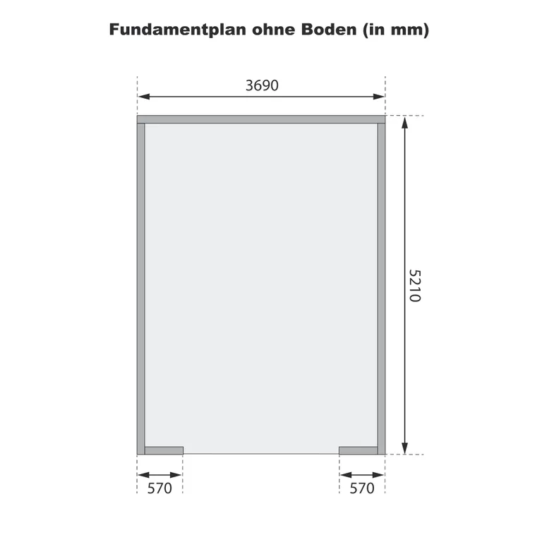 Karibu Blockbohlengarage Satteldach 9