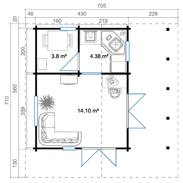 Lasita Maja Ferienhaus Missouri 6