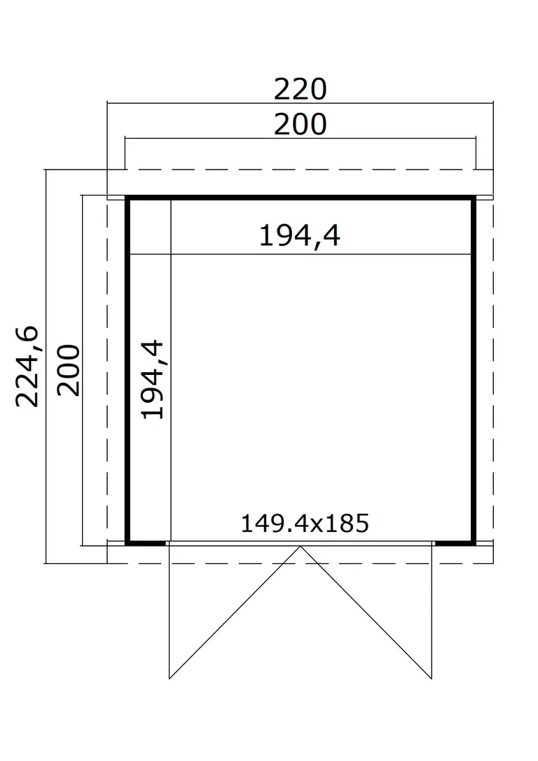 Lasita Maja Gartenhaus Zambezi 1 2