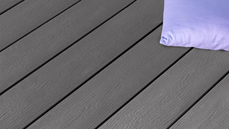 Kovalex Terrassendielen Komplettset WPC massiv Grau 20 x 145 mm 1
