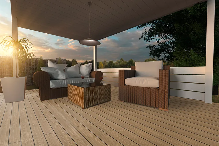 HORI Terrassendielen WPC/BPC Apex Massiv braun 21 x 190 mm 2