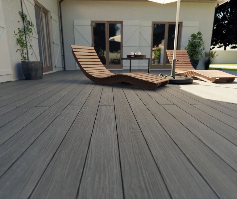 HORI Terrassendiele WPC/BPC Apex Massiv dunkelgrau 23 x 140 mm 1