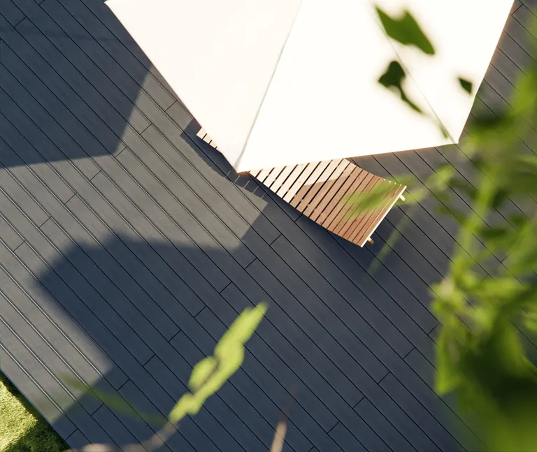 HORI Terrassendielen Komplettset WPC Royal Hohlkammer hellgrau 9