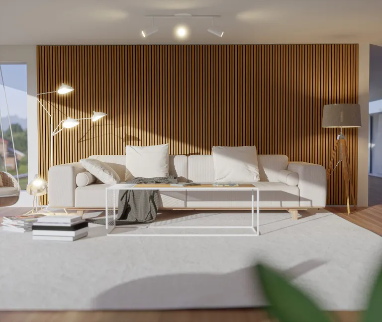 HORI WALL Akustik Dekor Wandpaneele Natural Oak geölt 5