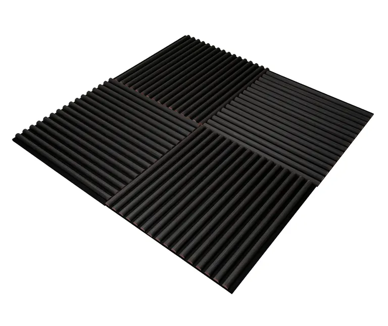 HORI WALL Akustik Dekor Wandpaneele Black Oak Rundstab Quadratisch 5
