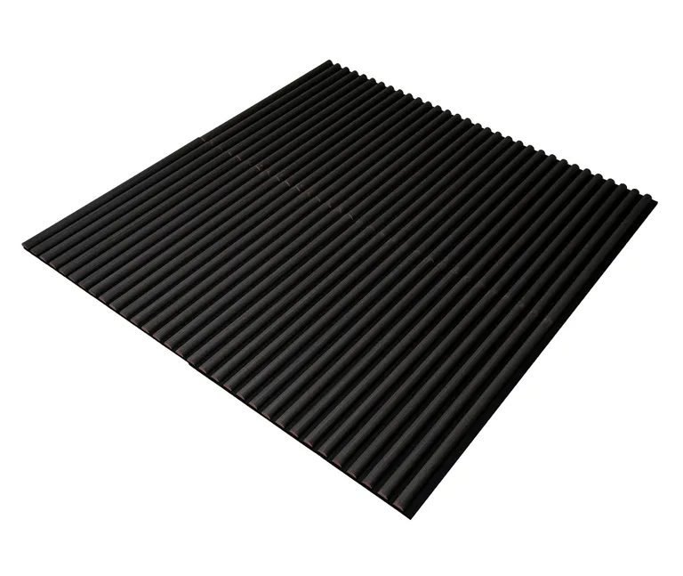 HORI WALL Akustik Dekor Wandpaneele Black Oak Rundstab Quadratisch 6