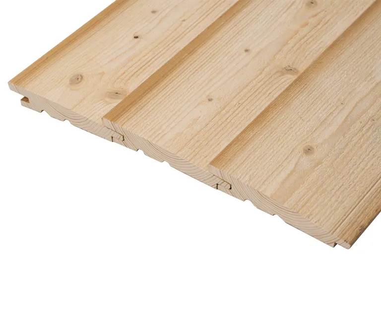 HORI Schräg/Profilbrett nordische Fichte silikatbehandelt 26/13x140mm 1