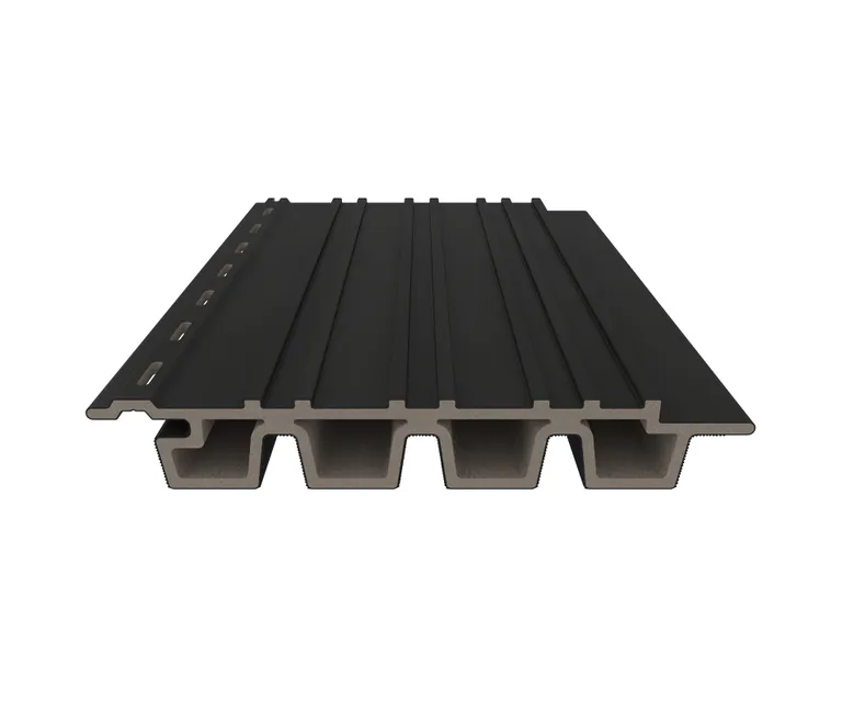 NewTechWood Fassadenprofil Castellatio Ebony 33 x 215 mm 2