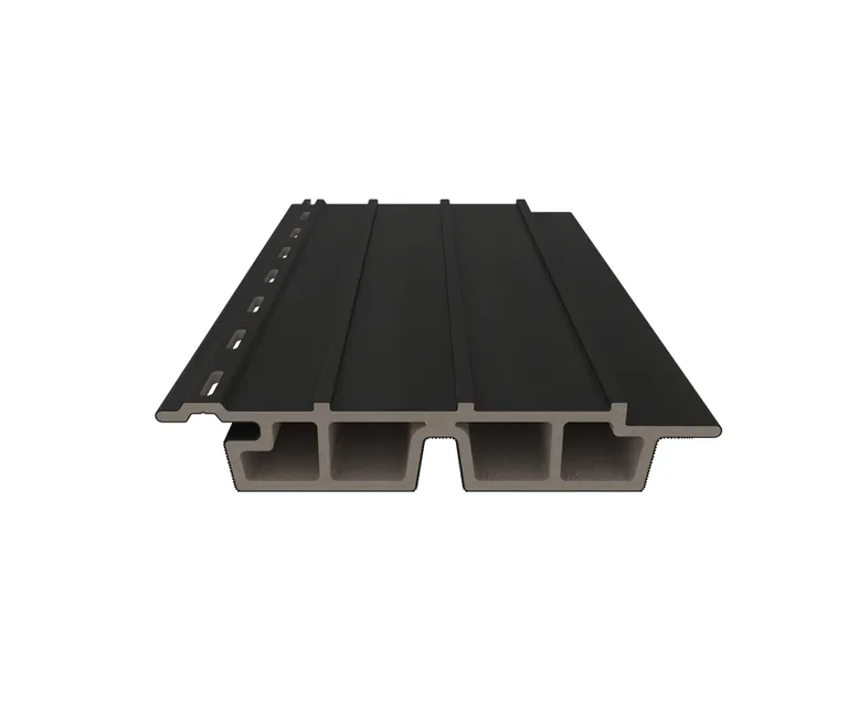 NewTechWood Fassadenprofil Castellatio Ebony 33 x 215 mm 2