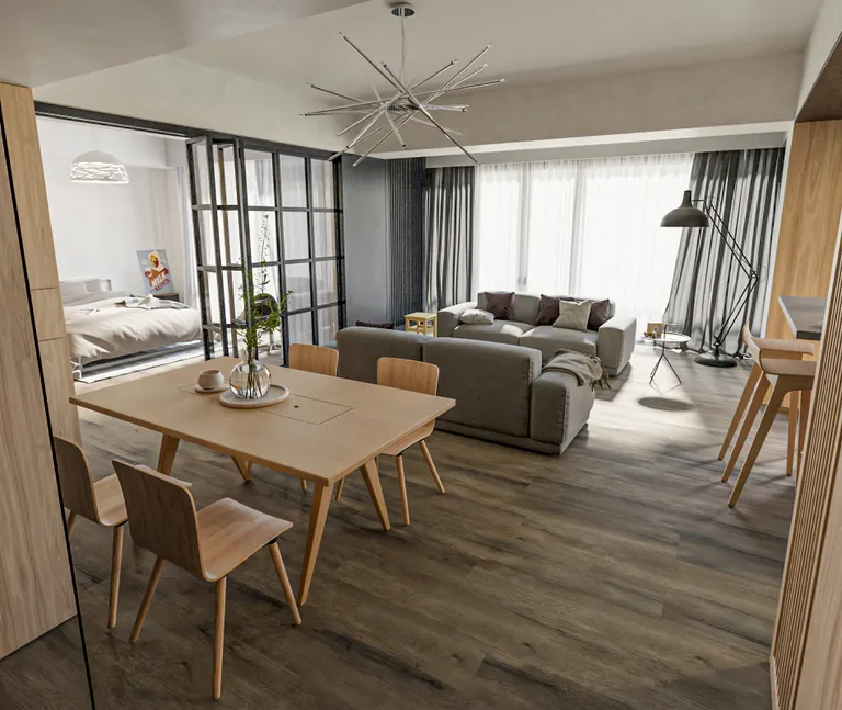 HORI Klick-Hartvinylboden Rigid SPC Eiche Blackrock Castle Landhausdiele synchron Holzstruktur 5