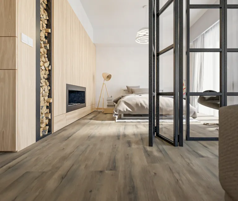 HORI Klick-Hartvinylboden Rigid SPC Eiche Blackrock Castle Landhausdiele synchron Holzstruktur 6
