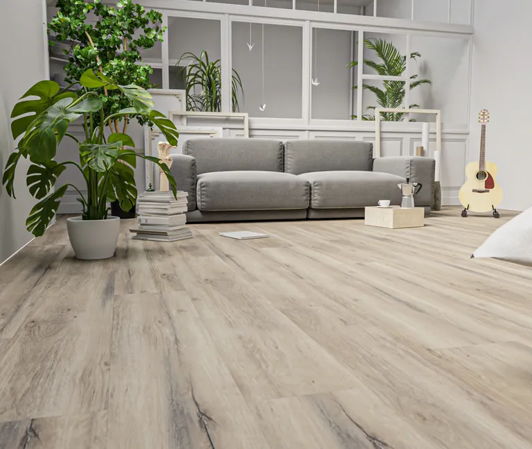 HORI Klick-Hartvinylboden Rigid SPC Eiche Glearm Castle Landhausdiele synchron Holzstruktur 6