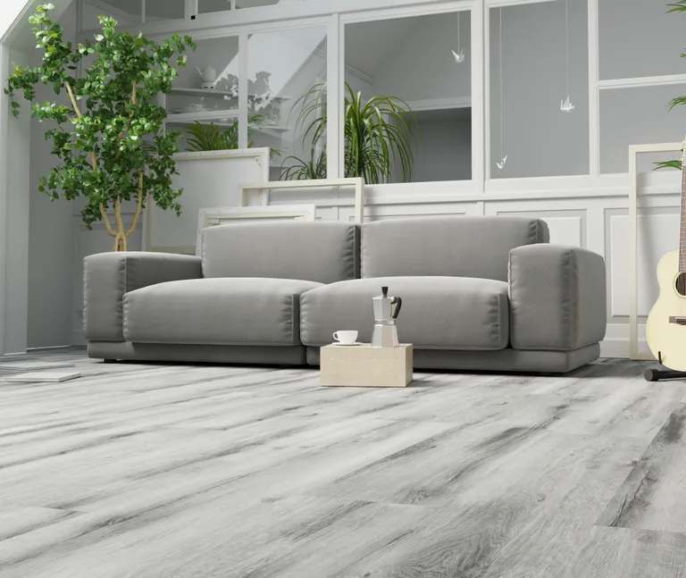 HORI Klick-Hartvinylboden Rigid SPC Eiche Marone Landhausdiele synchron Holzstruktur 8