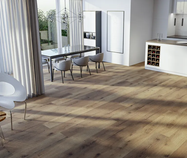 HORI Klick-Hartvinylboden Rigid SPC Eiche Nobility grey Landhausdiele synchron Holzstruktur 9