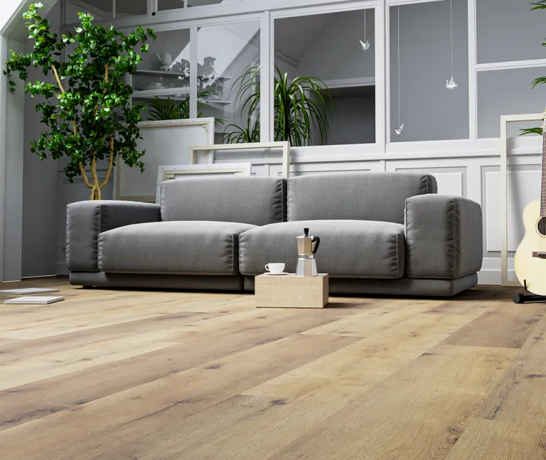 HORI Klick-Hartvinylboden Rigid SPC Eiche Nobility grey Landhausdiele synchron Holzstruktur 5