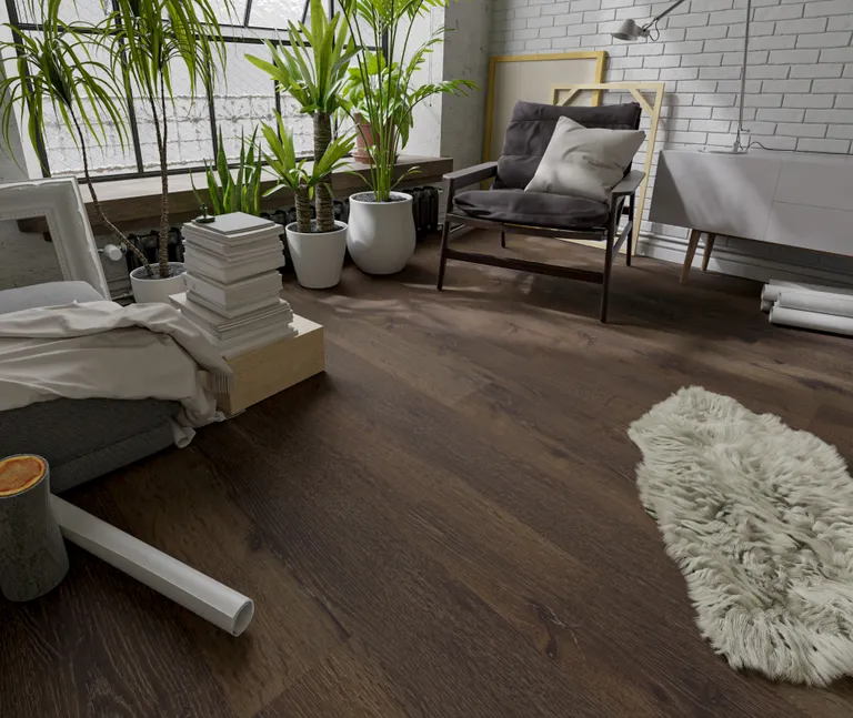 HORI Klick-Hartvinylboden Rigid SPC Eiche Ballybunion Landhausdiele synchron Holzstruktur 3