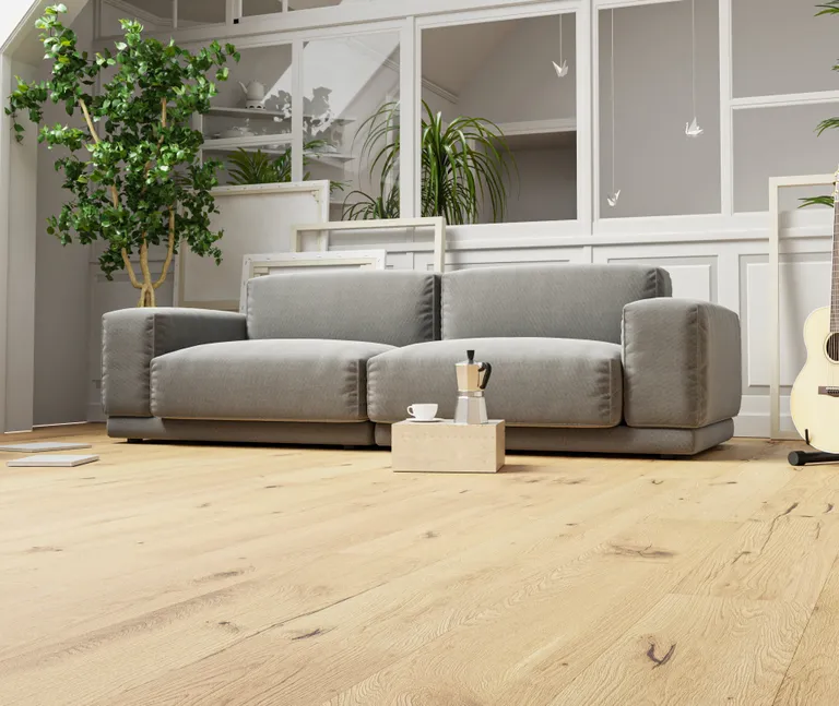 HORI Parkett Eiche Landhausdiele Country gebürstet natur geölt 5