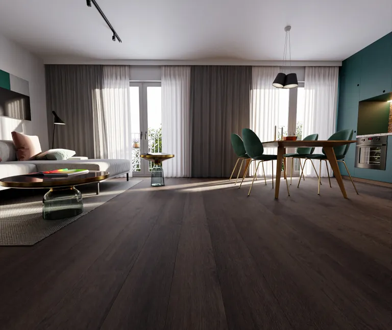 HORI Klick-Hartvinylboden Rigid SPC Eiche Markant geräuchert Dubbo Landhausdiele Holzstruktur 7