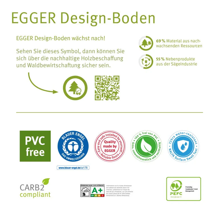 EGGER Klick-Designboden PRO Design Pitaru Eiche EPD033 Fischgrätdiele 8