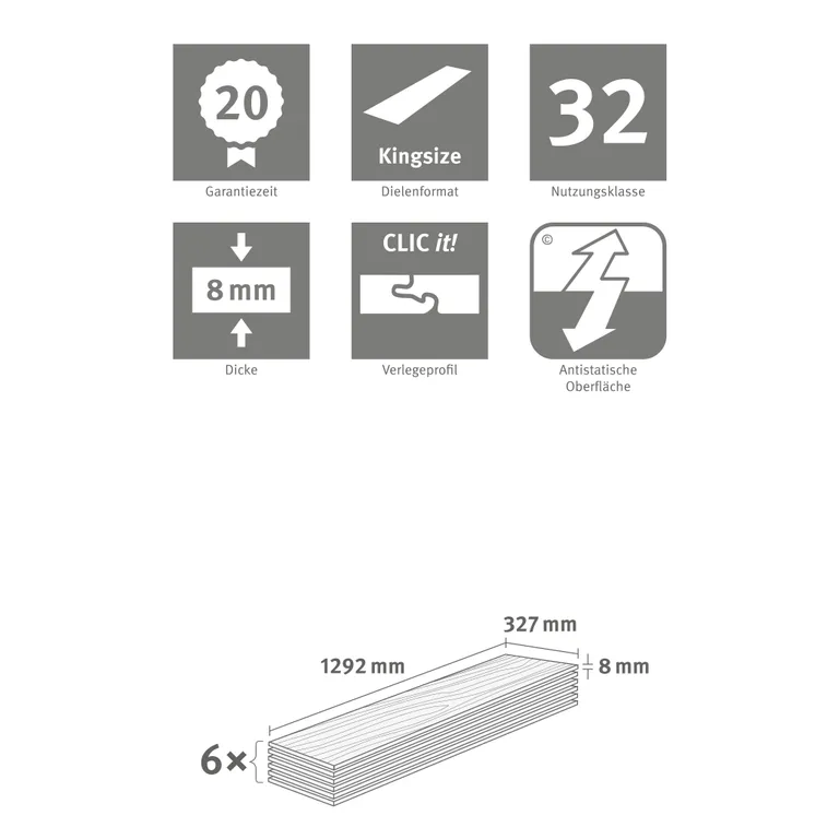 EGGER Laminat NatureSense EL202F Rillington Eiche hell 6