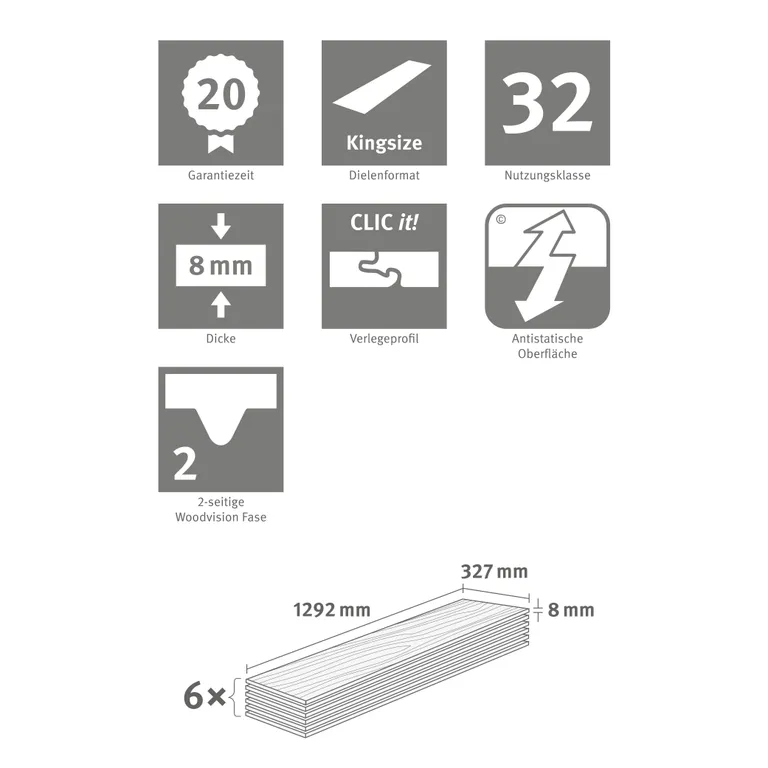 EGGER Laminat NatureSense EL2093 Ortega Eiche 5