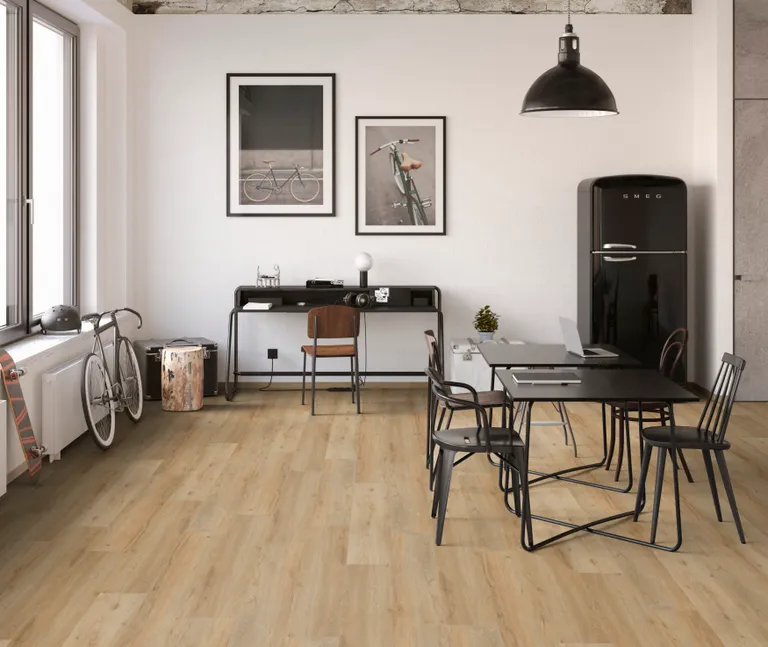 HORI Klick-Vinylboden BASIC Eiche Aller Holzoptik softsynchron Landhausdiele 3