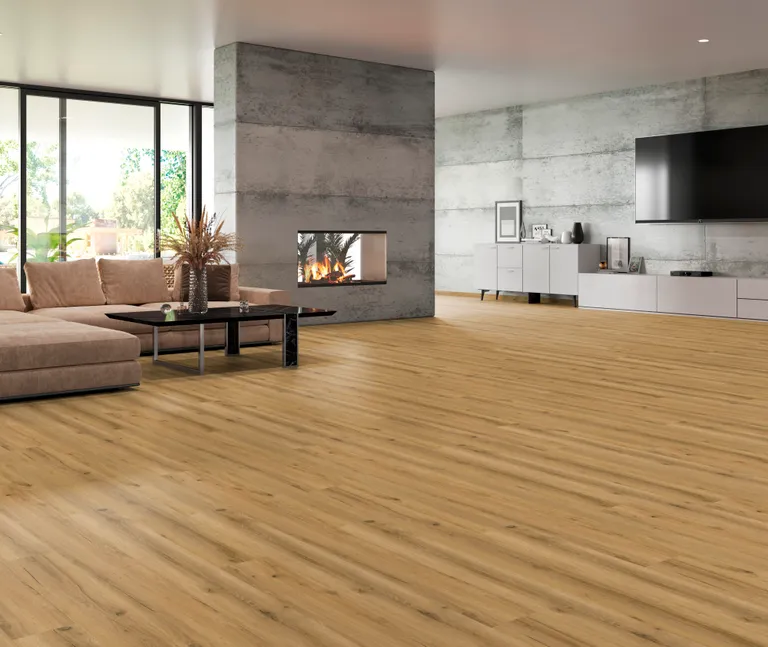 HORI Klick-Vinylboden GRANDO Eiche Kammer Holzoptik softsynchron Landhausdiele 2