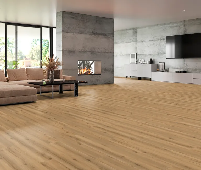 HORI Klick-Vinylboden GRANDO Eiche Mindel Holzoptik softsynchron Landhausdiele 2