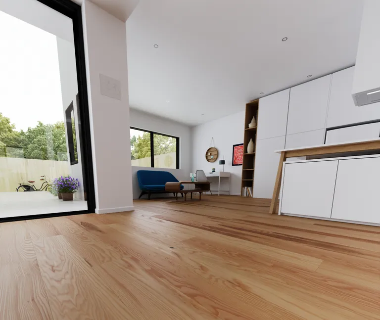 HORI Parkett Esche Variant Landhausdiele gebürstet mattlack 8